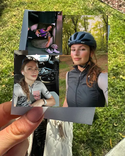 wielrenster puck moonen deelt een intense foto net na haar training