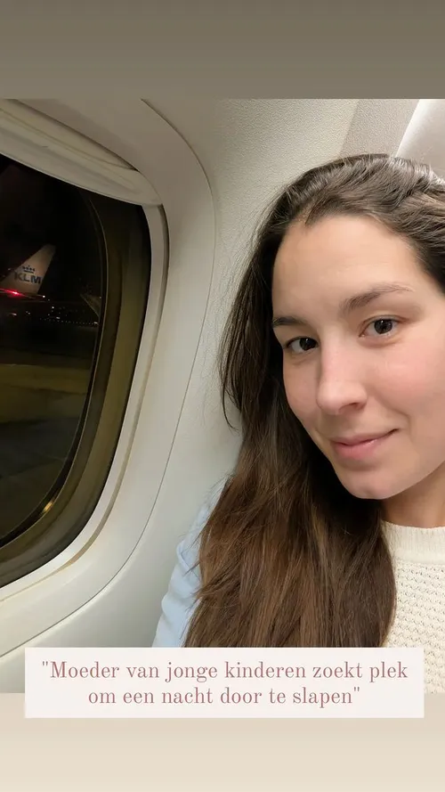 Amber Brantsen vliegtuig