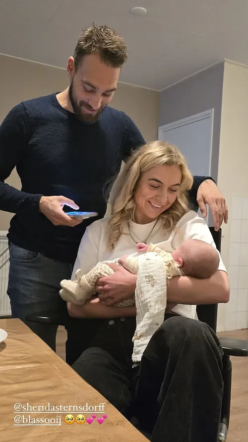 Joy Beune met Kjeld Nuis