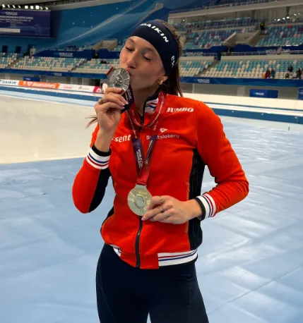 suzanne met medailles