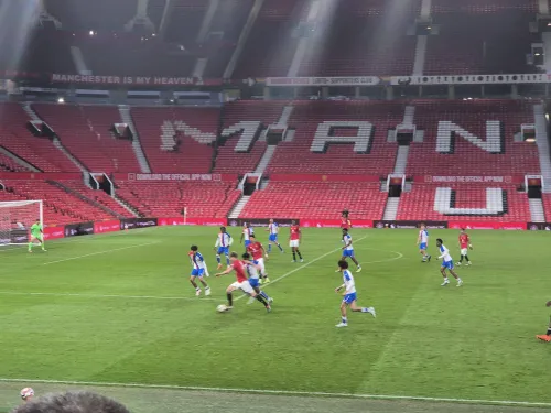 Manchester United U18s vs Palace at Old Trafford