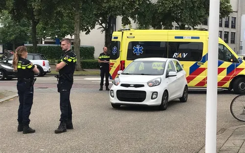 24 06 2021 fietster aangereden stadhuisplein 05