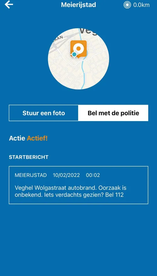 burgernetmelding autobrand wolgastraat