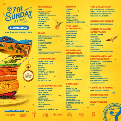 complete line up 7th sunday