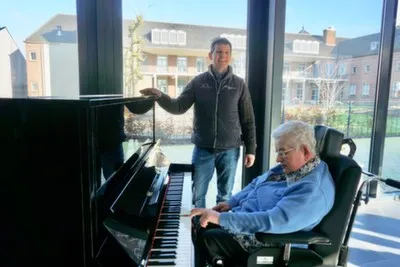 de heer grosveld en zuster eligia