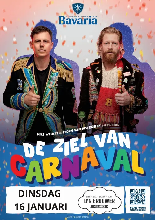 dinsdag 16 januari 2024 de ziel van carnaval