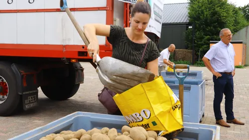eerste klant aardappelactie