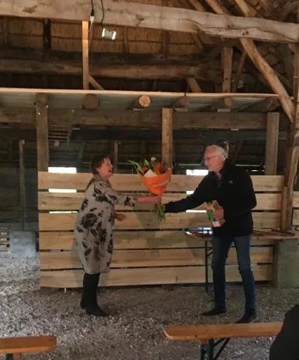 foto groene handdruk rinus van der heijden