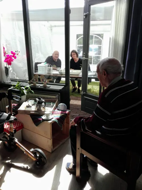 ontmoetingsmoment annahof dhr mettler en familie