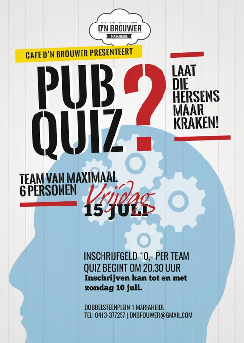 pubquiz 15 juli