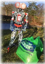 robot zwerfafval