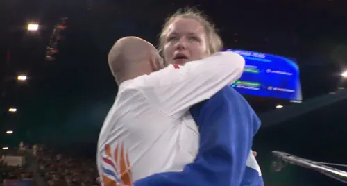 Teleurstelling na afloop van de partij