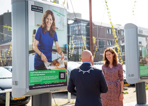 verspillingsvrije week burgermeester van rooij en verspillingsvrije held ingrid