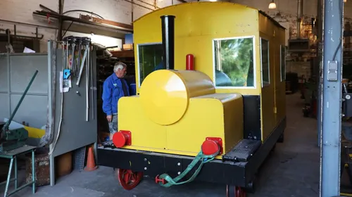 Zaterdagochtend werd deze, na een flinke metamorfose, overgebracht naar het Spoorpark in Veghel