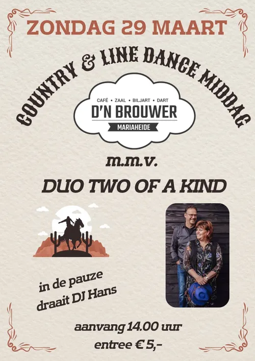 29 maart Two of a kind country klein (1)