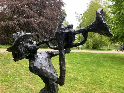 Kunstwerk - De Jazztrompettist - Jits Bakker - detail - Julianapark - 12 mei 2026