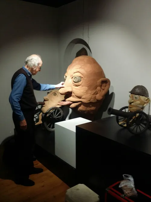 meppel henk boerwinkel in triangelkabinet stedelijk museum meppel