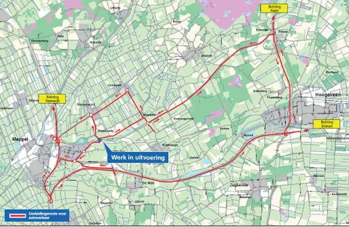 meppel omleiding rotnde