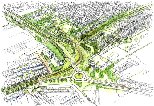 watertoren fietstunnelklein