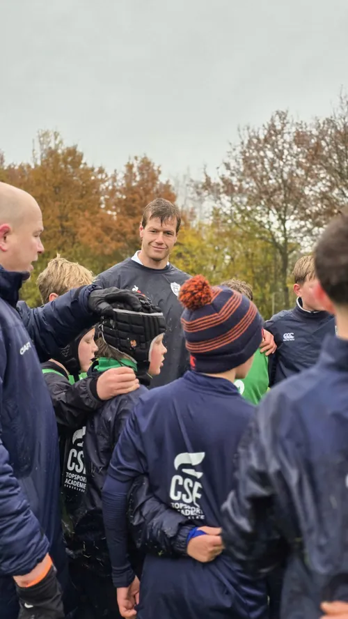 Koen Bloemen uit Meppel begon met rugby bij The Big Stones in Havelte.