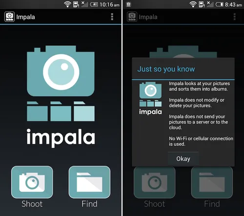 2e27impala screenshot main menu