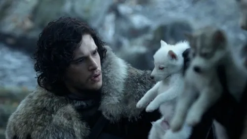game of thrones jon snow and ghost