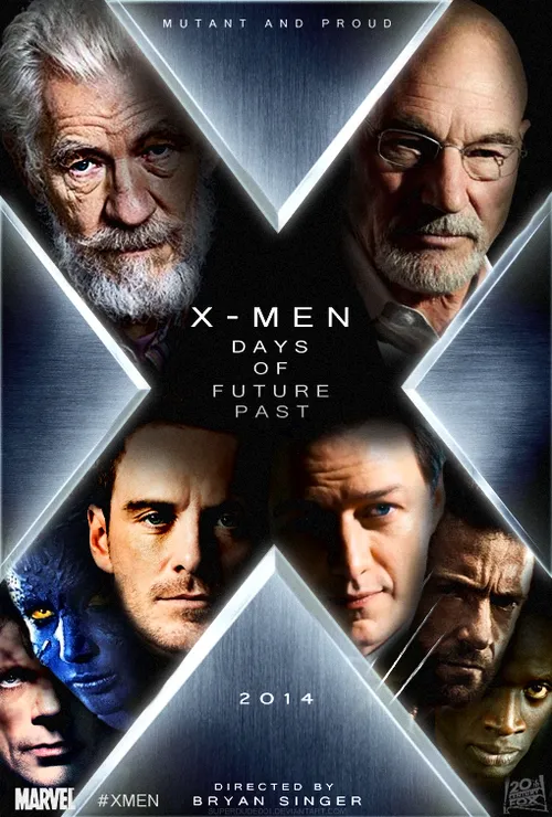x men days of future past poster hd