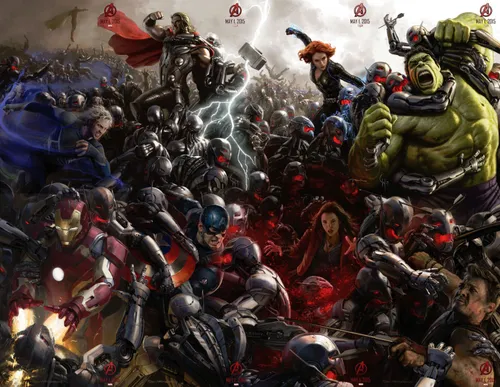 avengers aou full poster