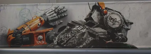 chappie poster comic con 7 600x214