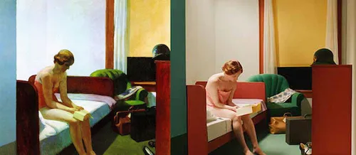 edward hopperpaintings and shirley sets iihih