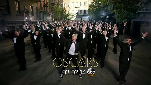 ellen degeneres leads flashmob in 2014 oscars promo
