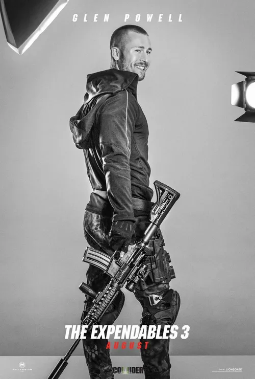 glen powell the expendables 3 poster