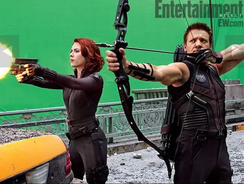 the avengers widow en hawkeye