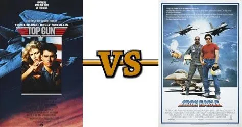 top gun vs iron eagle