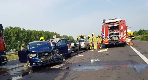 ongeluk a326 vrachtwagen 01