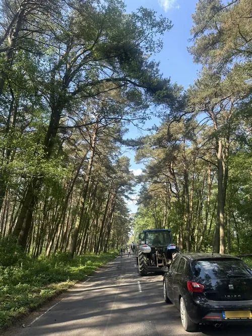 Kamštis prie šviesoforų / „Mūsų Neringa“ grupės narės Ingos nuotr.