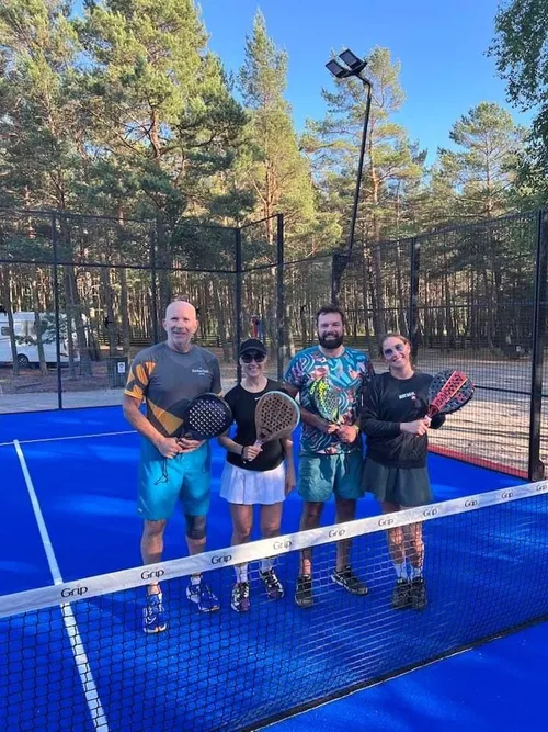 Padelio kortai Nidos kempinge / Nidos kempingo nuotr.