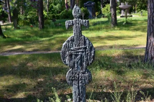 Krikštas Nidos etnografinėse kapinėse./M. Patašiaus nuotr.