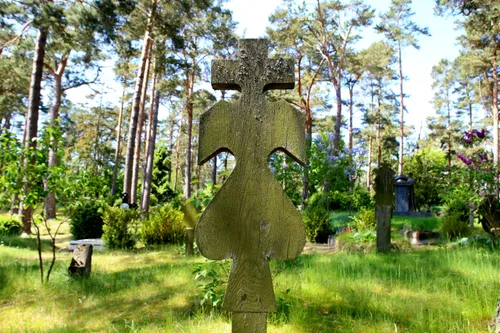 Krikštas Nidos etnografinėse kapinėse./M. Patašiaus nuotr.