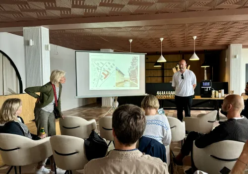 Susitikimas su gyventojais Nidos bangoje / Kas vyksta nuotr.