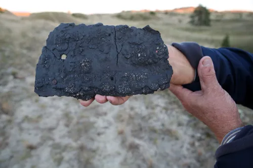 K. Mizgirio rastas kopose artefaktas / M. Patašiaus nuotr.