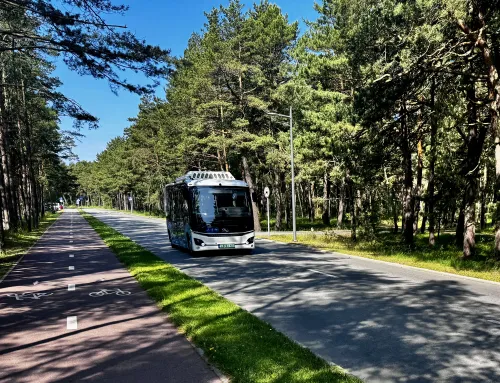 Elektrinis autobusas Nidoje / Kas vyksta nuotr.