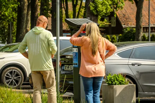 Nauja parkavimo tvarka Nidoje (S. Igoninaitės nuotr.)