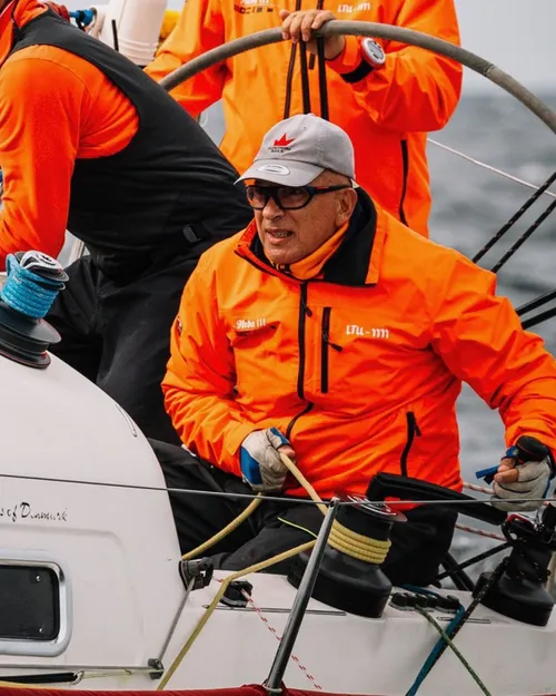 Arūnas Burkšas,, jachtos „Nida III“ kapitonas, ORC Europos čempionate, 2024m. / J. Spurdzins nuotr.