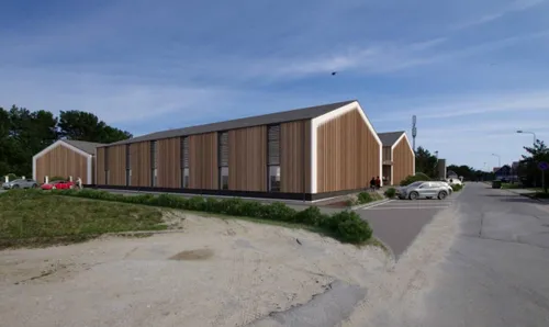 Sporto paskirties pastatas / UAB „Medstatyba“ vizualizacija