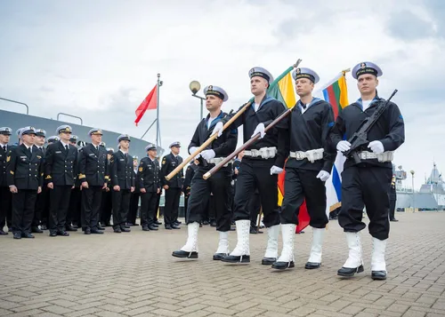 Lietuvos kariuomenės Karinių jūrų pajėgų vadų pasikeitimo ceremonija / LK nuotr.