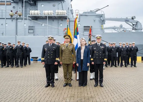 Lietuvos kariuomenės Karinių jūrų pajėgų vadų pasikeitimo ceremonija / LK nuotr.
