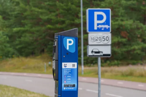 Parkavimas Nidoje / R. Tenio nuotr.