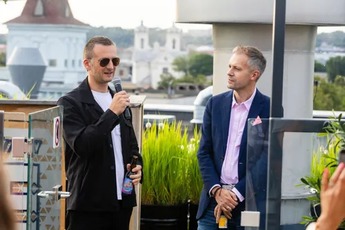 Mantas Matukaitis ir Andrius Tapinas /&nbsp;T. Biliūno nuotr.