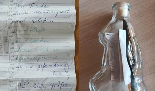 Žinutė butelyje / VU nuotr.